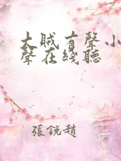 大贼有声小说女声在线听