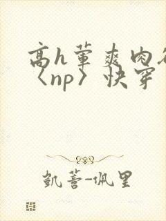 高h荤爽肉欲文〈np〉快穿