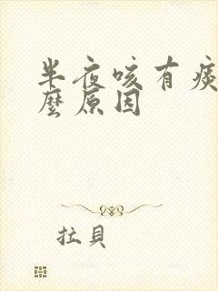 半夜咳有痰是什么原因