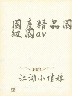 国产精品国产三级国av