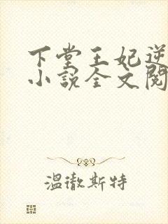 下堂王妃逆袭记小说全文阅读