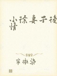 小徐妻子后续剧情