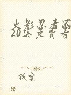 火影忍者国语720集免费看