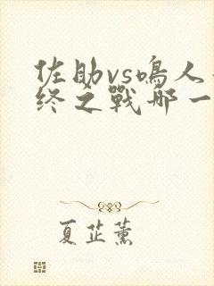 佐助vs鸣人最终之战哪一集