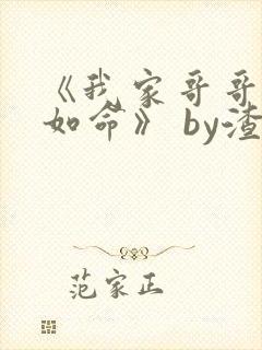 《我家哥哥宠妹如命》 by渣渣兔