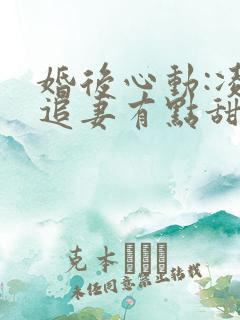 婚后心动:凌总追妻有点甜全文收听