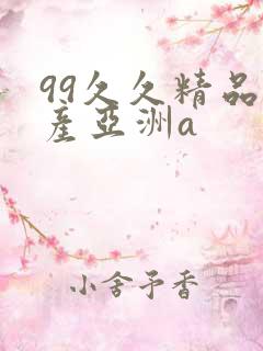 99久久精品国产亚洲a