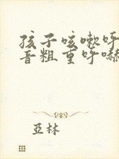 孩子咳嗽呼吸声音粗重呼哧呼哧的
