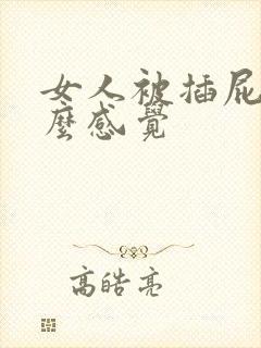 女人被插屁眼什么感觉