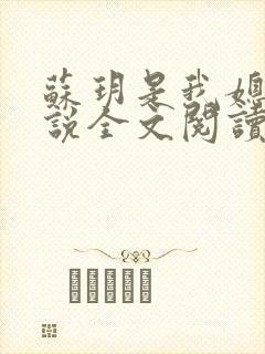 苏玥是我媳妇小说全文阅读