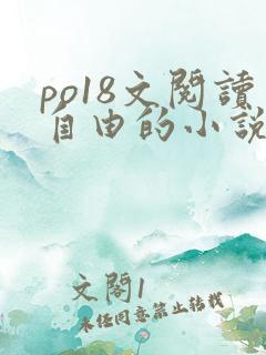 po18文阅读自由的小说阅读网页