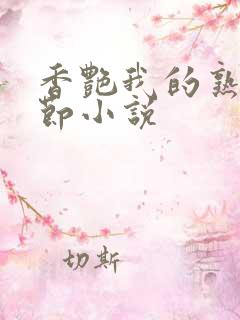 香艳我的熟女情节小说