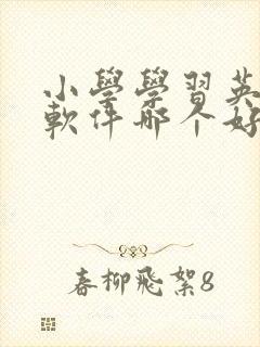 小学学习英语的软件哪个好