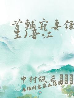 首辅宠妻录(重生)晋江