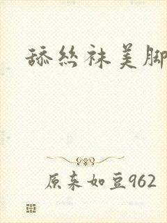 舔丝袜美脚小说