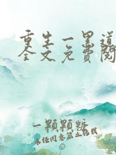 重生一黑道女王全文免费阅读