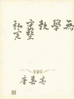 私密教学无删减完整