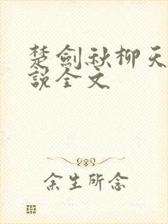 楚剑秋柳天瑶小说全文