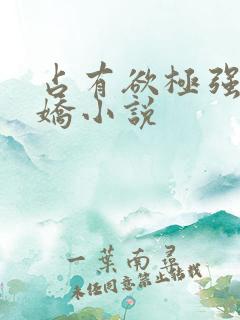占有欲极强的病娇小说
