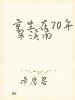 重生在70年代 宁溪南