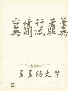 灵境行者笔趣阁无删减版无错