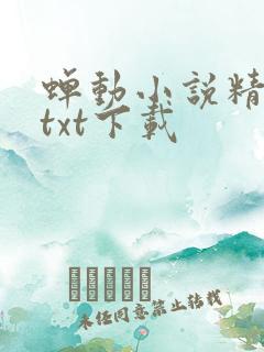 蝉动小说精校版txt下载
