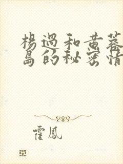 杨过和黄蓉在荒岛的秘密情缘