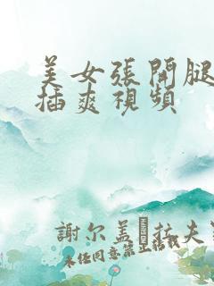 美女张开腿让人插爽视频