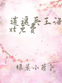 逍遥兵王洛天txt免费