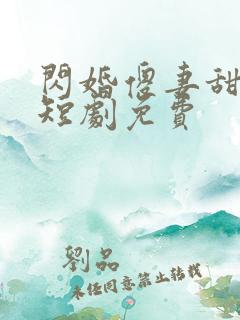 闪婚傻妻甜又傻短剧免费