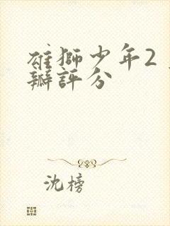 雄狮少年2 豆瓣评分