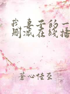 我妻子的一切未删减在线播放