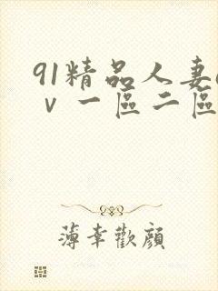 91精品人妻aⅴ一区二区