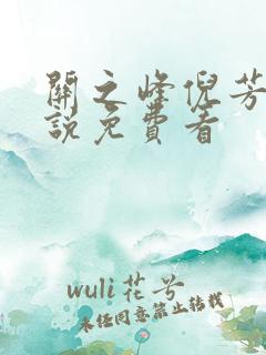 关之峰倪芳芳小说免费看