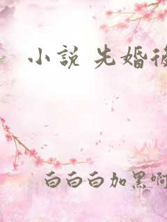 小说 先婚后爱