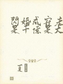 闪婚成宠老公竟是千亿是大佬