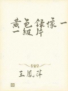 黄色录像一级片一级片