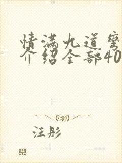 情满九道弯剧情介绍全部40集