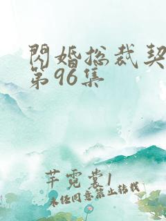 闪婚总裁契约妻第96集
