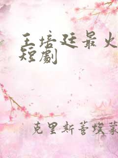 王培廷最火三部短剧