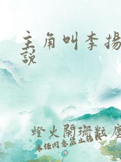 主角叫李扬的小说