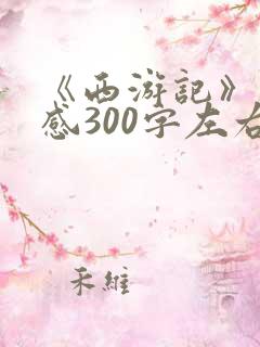 《西游记》读后感300字左右