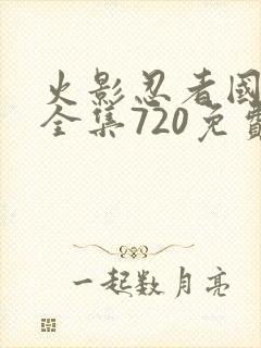 火影忍者国语版全集720免费观看