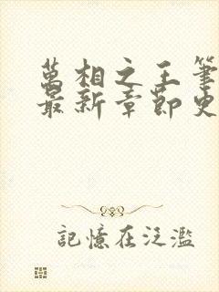 万相之王笔趣阁最新章节更新时间