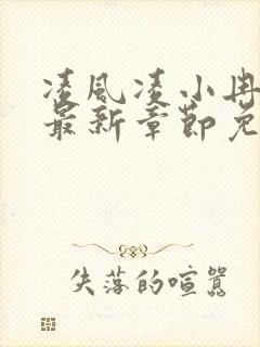 凌风凌小冉小说最新章节免费阅读