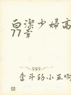 白洁少妇高义第77章