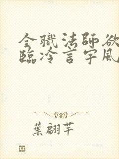 全职法师欲魔降临冷言宇风