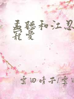 孟听和江忍偏偏宠爱