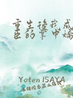 重生后我成了权臣的掌中娇小说在线阅读全文