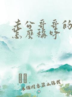 老公哥哥的老婆怎么称呼